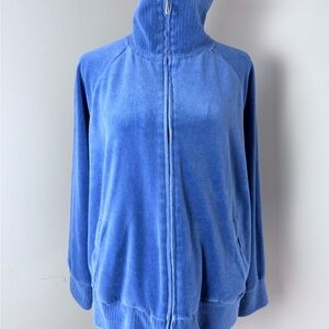 Norm Thompson Soft Blue Women's Jacket cotton